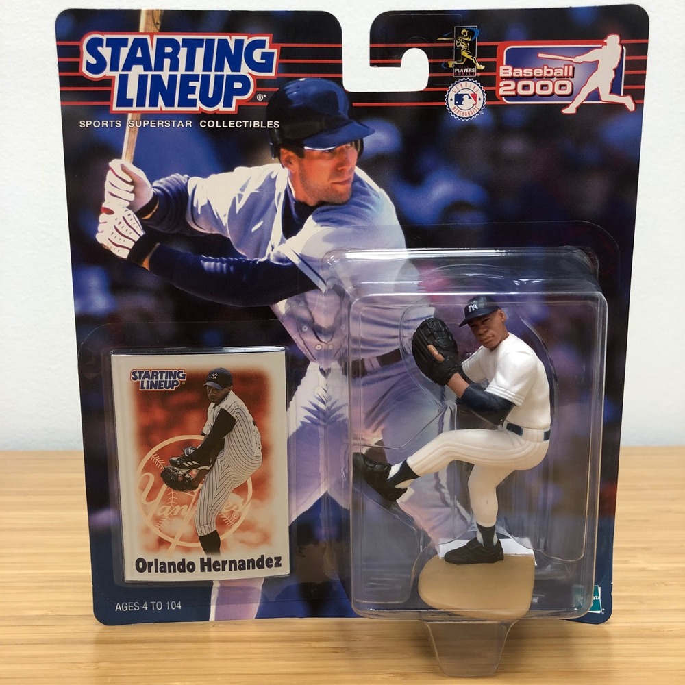 Starting Lineup Orlando Hernandez Action Figure Men White Yankees 2000